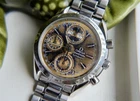 RARE! 1995 Vintage OMEGA Speedmaster 3521.80 Tropical Dial 39mm Calendar Watch