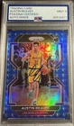 2021-22 Prizm Austin Reaves Signed 75th Anniversary Rookie No. 165 Psa 9 Auto Rc