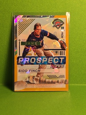2024 Panini Prospect - Sidd Finch Gold Ice Numbered 10/10 !!!