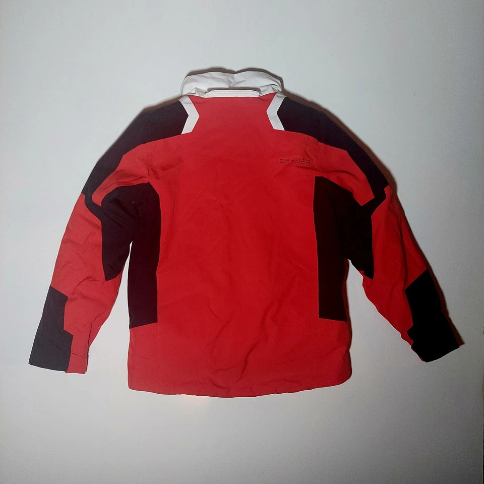 Spyder Snow Ski Winter Coat Red and Black Youth Sz 16 - Image 2 of 4