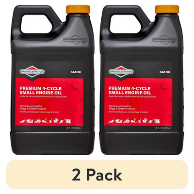 Briggs & Stratton 4-Cycle 48 Oz Oil SAE-30 for Small Engines pack of 2