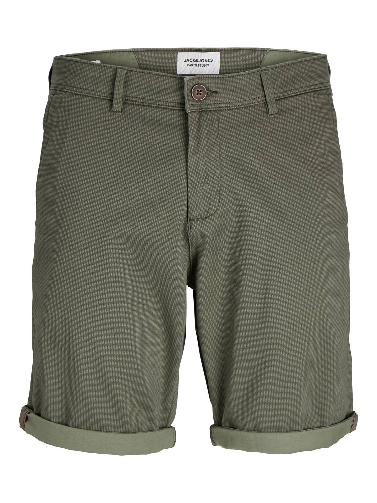 Jack - Jones Bowie Short Printed Grn - Gre L Herrenbekleidung Bermuda 9190₽