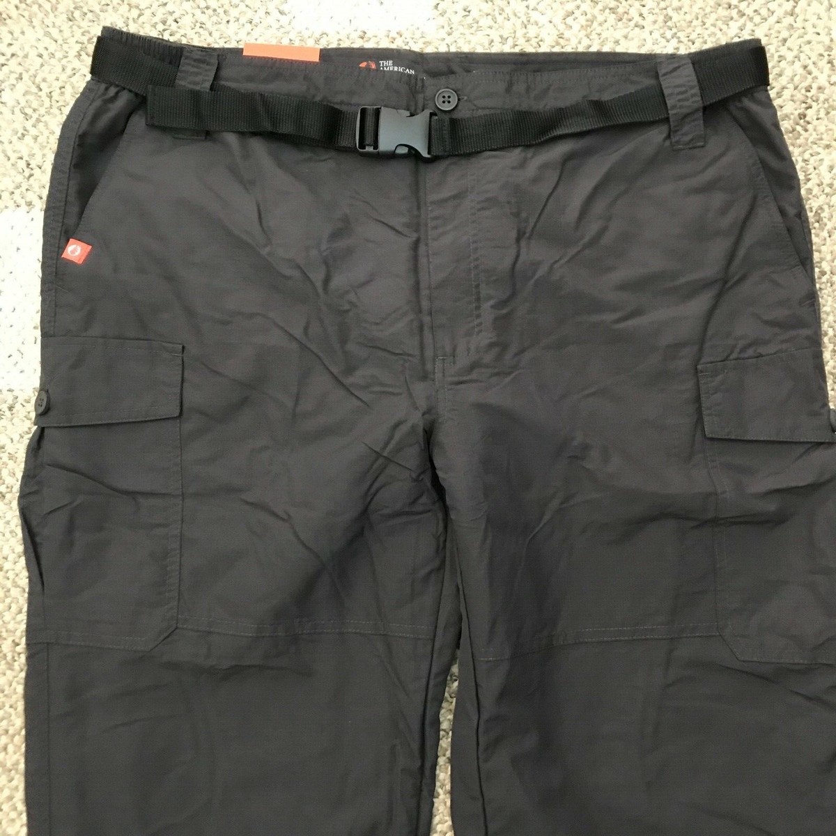 The American Outdoorsman Cargo Pants Fleece Lined Belted Work $90