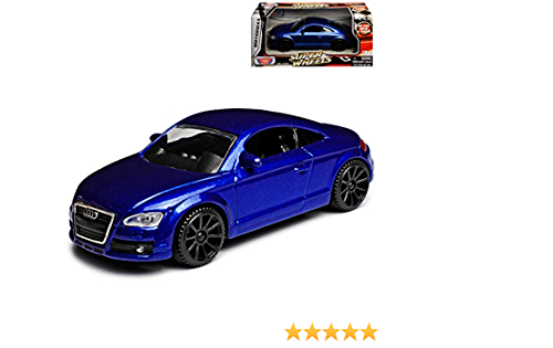 Audi TT Coupe Year 2007 Metallic Blue MotorMax Scale 1:43 - Picture 1 of 4
