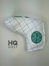 Kraken Golf Dollar Sign Aqua Teal Quilted Blade White Tiff  Headcover