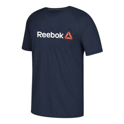 Reebok CrossFit Men's Navy Blue Delta Logo Ultimate Tee Performance T-Shirt