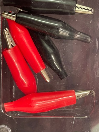 Surtido de clips de cucaracha de cocodrilo eléctrico saltador cables 12 V bajo voltaje - Imagen 9 de 9