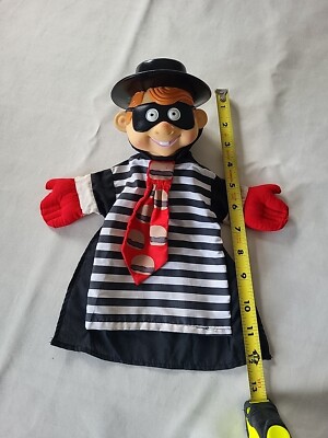 1993 McDonald's Hamburglar Hand Puppet Great Advertising