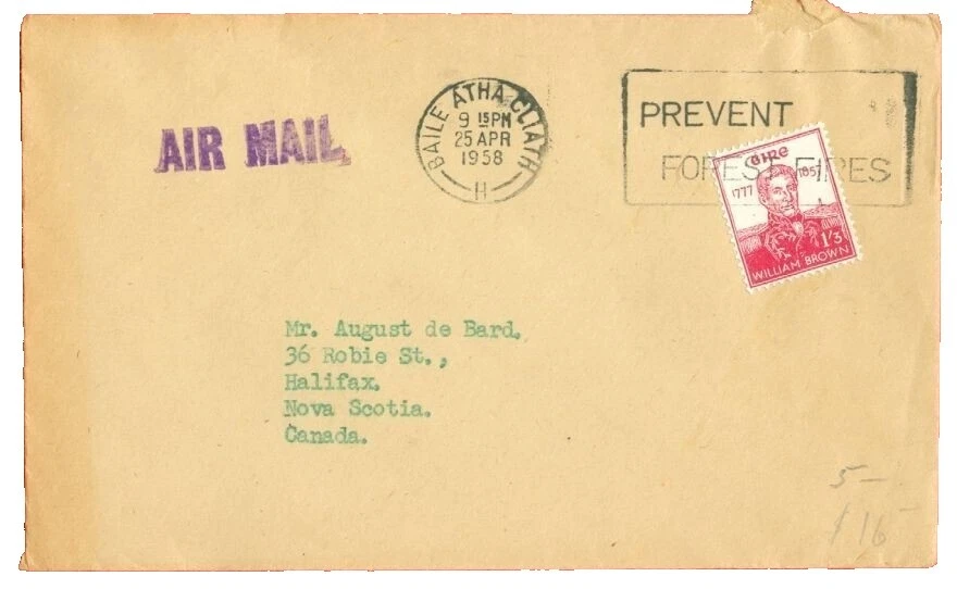 Used Cover Icelandic Stamps