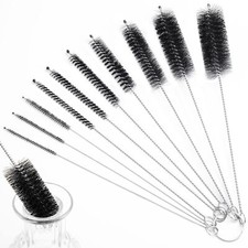 10 Pcs 8 Inch Nylon Bottle Straw Cleaning Brushes for Narrow Neck Sippy Cups