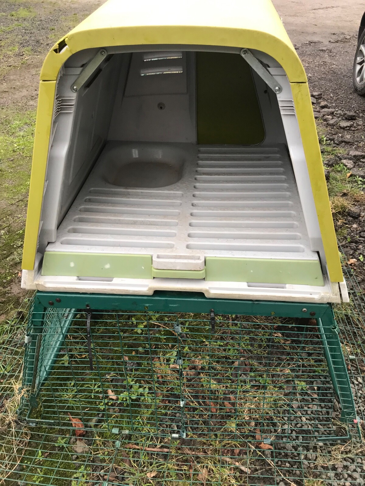 Omlet Eglu Go Up chicken coop on wheels with 3m Run eBay