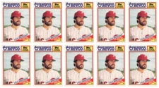 (10) 1988 Topps Revco League Leaders Baseball #11 Steve Bedrosian Lot Phillies