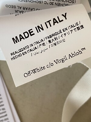 Off White Virgil Abloh The Dye Panther Draped T shirt Size 38 | eBay