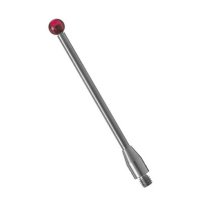 CMM Touch Probe M3 *D4 *L40mm 4mm Rubinkugel Wolframkarbidschaft für A-5003-0060