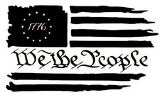 1776 We the People Vinyl Decal Sticker. Car, Window, etc