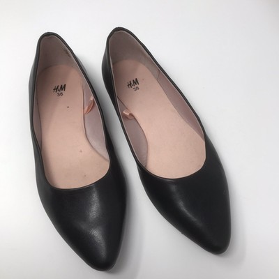 h&m black flats