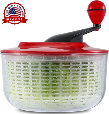 Centrifugadora De Ensaladas, Centrifugadora De Lechuga De 4.5 Cuartos Neuvo US