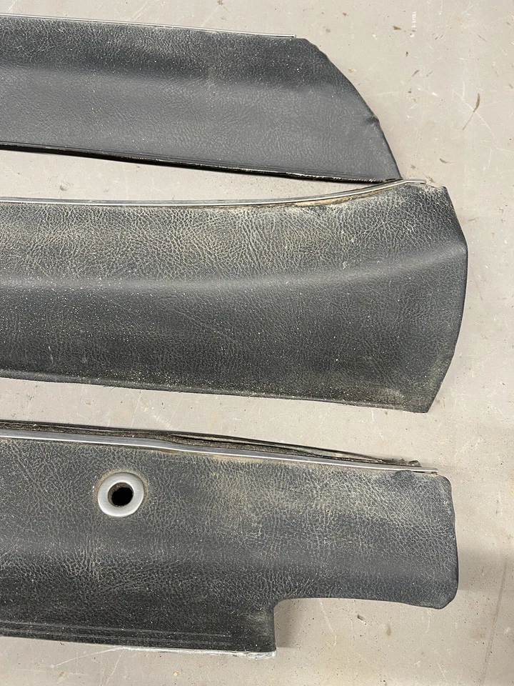 Chevy Impala 1969 1979 4 puertas techo rígido panel interior rieles superiores Caprice BelAir Foto 2 de 4