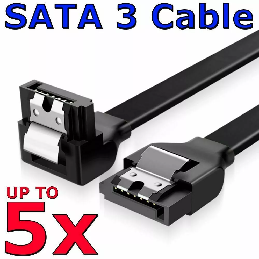 SATA 3 III 3.0 Data Cable Adapter 6Gbps for HDD SSD Angle Hard