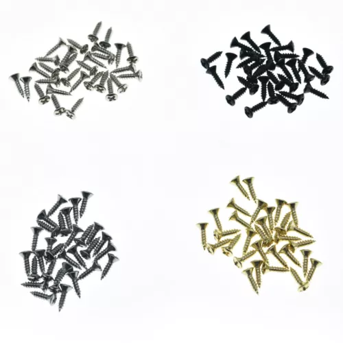 30 Premium Stainless Steel #3x3/8" Pickguard/Backplate Screws for Gibson LesPaul