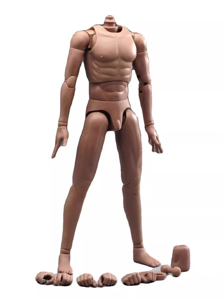 FIGURA DE ACCIÓN CUERPO SOLDADO HOMBRE DESNUDO DT001 DT002 DT003 modelo cuerpo masculino 1/6 11 pulgadas Foto 2 de 4
