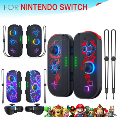 For NINTENDO Joy Controller Switch Left & Right Wireless Gamepad Joypad LIGHT