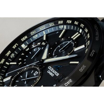 CASIO OCEANUS OCW-T2600JB-1AJF Black Classic Line Titanium Mens