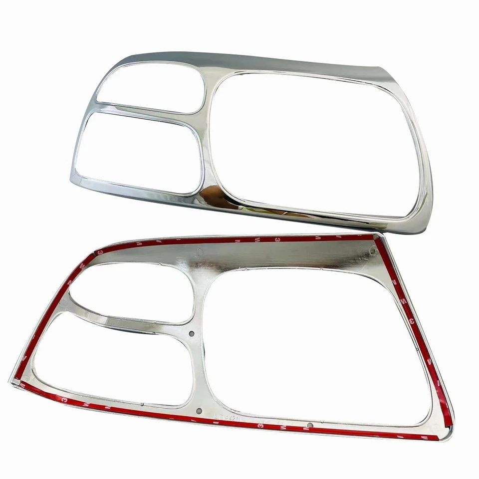 Cubierta de lámpara de luz delantera cromada para SUZUKI GRAND VITARA 99-05 2 piezas Foto 3 de 4