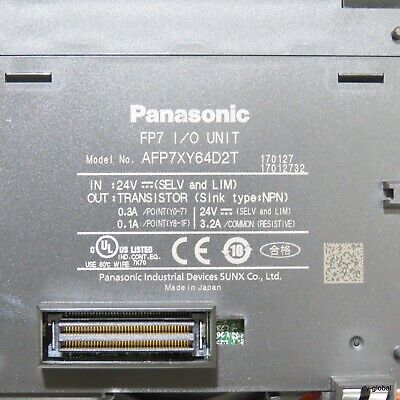 PANASONIC Used AFP7XY64D2T /W Cable PAIO-4040-1M FP7 I/O PANASONIC Used AFP7XY64D2T /W Cable PAIO-4040-1M FP7 I/O