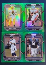 2022 Prizm Football GREEN PRIZMS 1-250 You Pick the Card