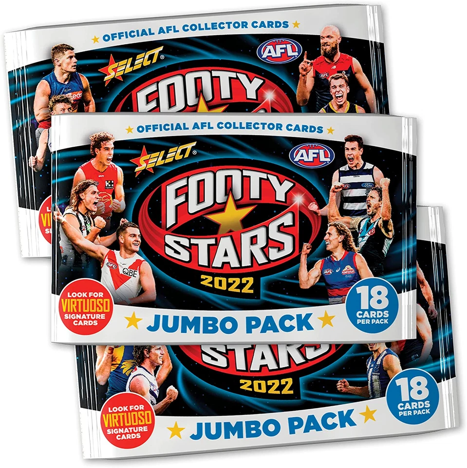 AFL Footy Stars Cards Jumbo Pack