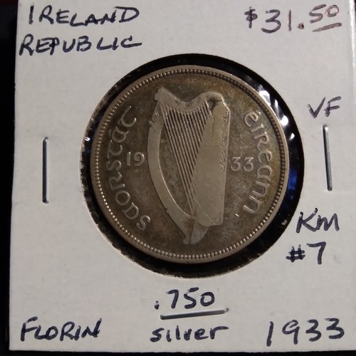 1933 Ireland Florin Coin