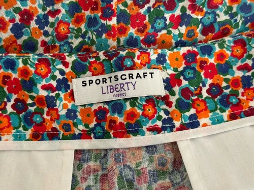 Sportscraft Size 16 Gleeson Liberty Floral 100% Linen Shorts - Picture 3 of 10