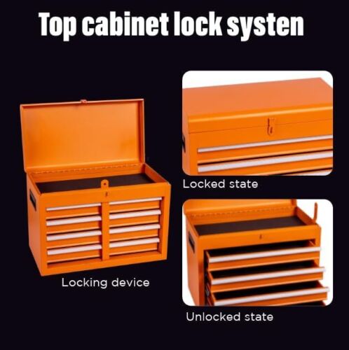 42" 5 Drawers Tool Cart on Wheels w/Cabinet,Multifunctional Rolling Tool Chest - Picture 47 of 58