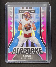 2023 Rookies And Stars Sam Howell Airborne Pink SP # 49/75 Commanders/Seahawks