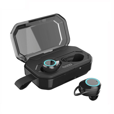 Mini Earphones Bluetooth Wireless Stereo Headsets Earbud for Android iOS Phones