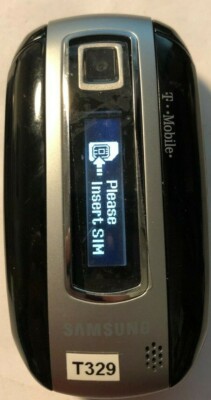 READ 1ST Samsung SGH T329 Black Cell Phone (Consumer Cellular) Fast Ship NEW 