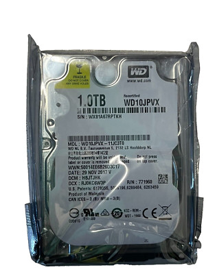 1TB Western Digital   WD10JPVX  SATA 6Gb/s 9.5mm 5400rpm 2.5'' Hard Drive
