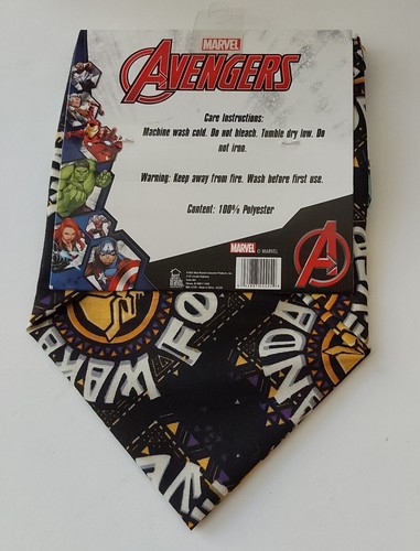 Marvel Avengers -Wakanda Forever 2 PK Dog Bandana 17.5" X 17.5" NEW - Picture 4 of 11