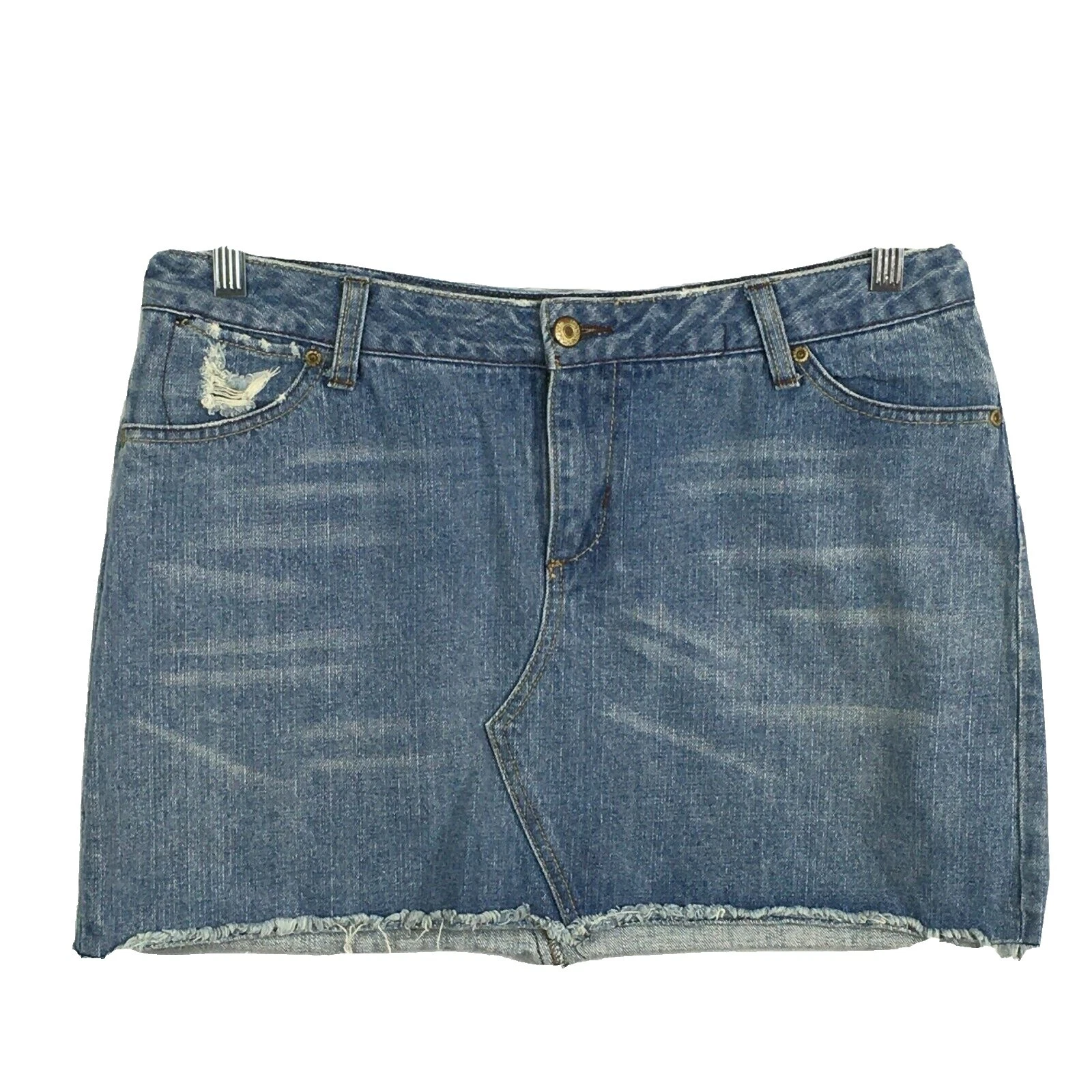 Женские юбки из бумажной джинсовой ткани и хлопка