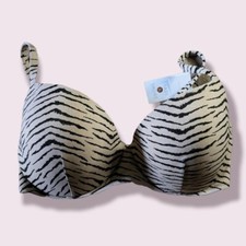Animal print bikini top