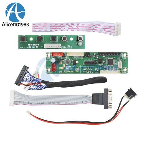 MT6820-MD V2.0 Universal VGA Video Channel Driver Board With LVDS And VGA Cable - Picture 11 of 21