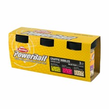 Berkley Powerbait Chroma Glow Crappie Knabber 3er-Pack sortiert - 3 Gläser - 1499233
