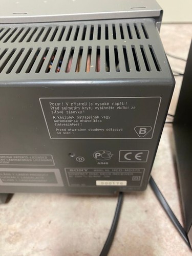 SONY Mini HiFi Component SYSTEM DHC- MD373, mando a distancia - Imagen 16 de 16