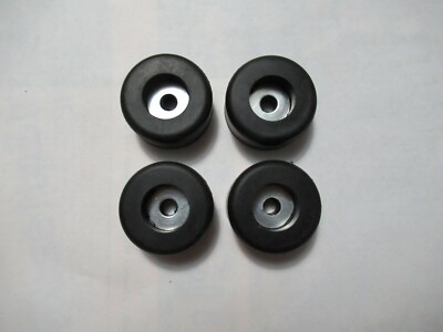4 Very Large 1 1/2'' Diam  Rubber Bumpers with Embedded Washer Rubber Feet CT103 