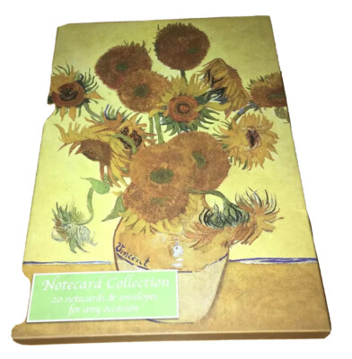 THE GIFTED BRIEFPAPIER CO VAN GOGH 20 NOTIZKARTEN & UMSCHLÄGE NEU GESCHENK WEIHNACHTEN