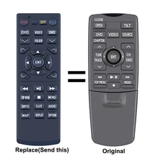 For 2007-2010 LEXUS LS600 LX570 REAR SEAT ENTERTAINMENT DVD Remote Control