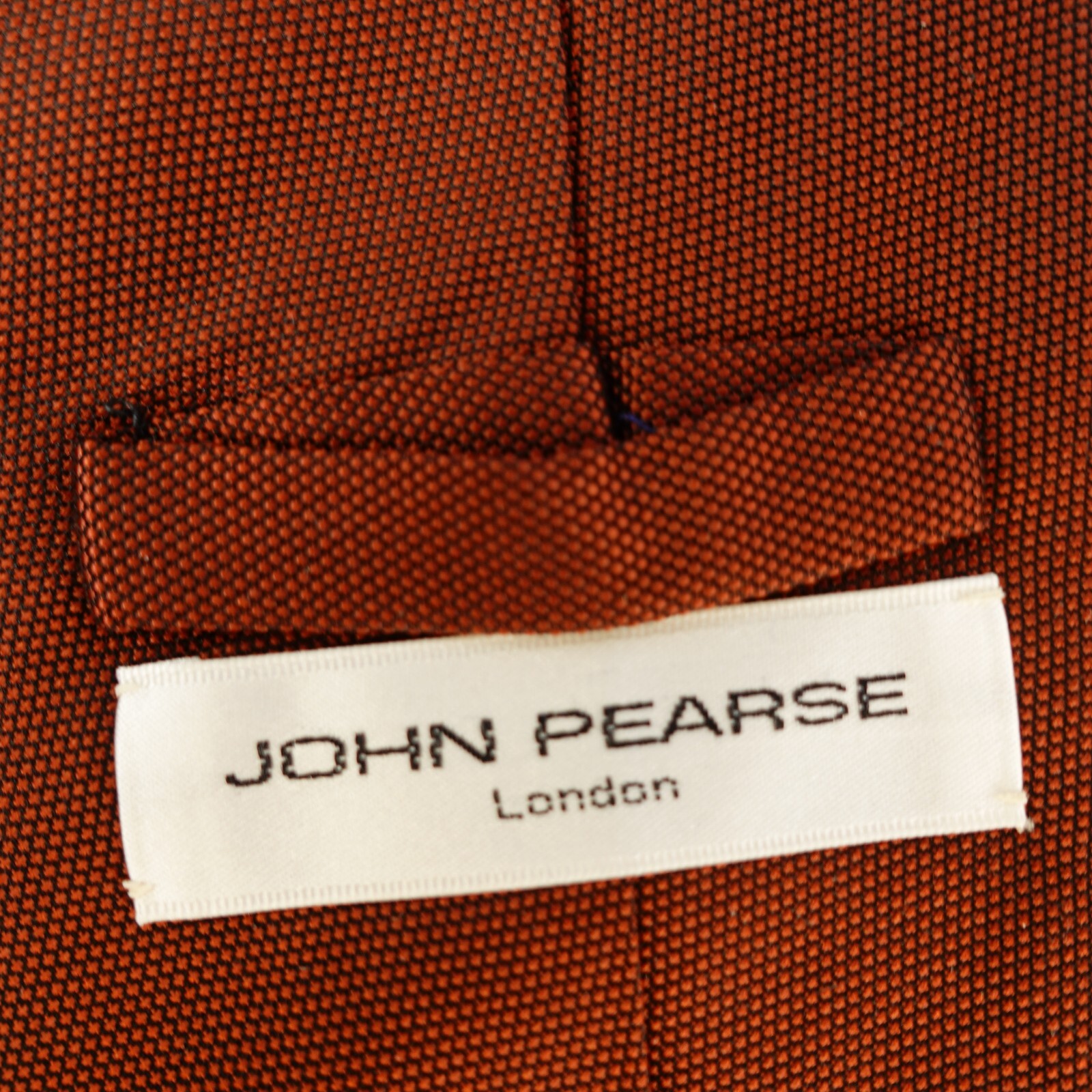 John Pearse Neck Tie Mens Brown Solid Basic Forma… - image 8