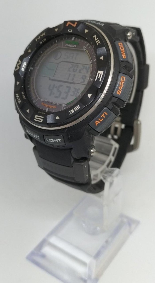 稼働品 CASIO PROTREK PRW-2500 Casio Pro Trek (PRW-2500) - Turn Atomic Auto Receive On or