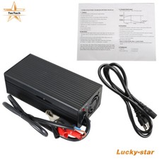 For Lithium LiFePO4 Deep Cycle 24Volt 20Amp Smart Charger Rechargeable Batteries